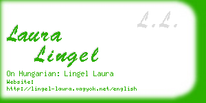laura lingel business card